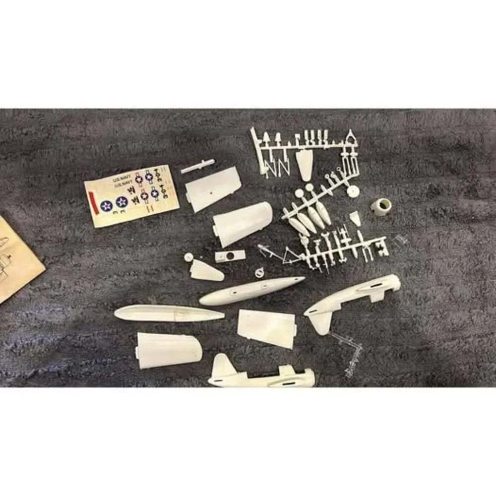 Kingfisher OS2U-3 Airplane Monogram Model Kit 1966 1/48 Vintage NO BOX AS IS